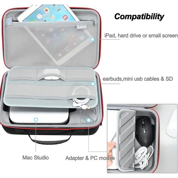 RLSOCO Hard Case for Apple Mac Studio M2 / M1 (Max/Ultra) - Picture 5 of 10